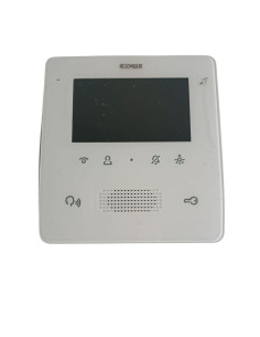 Interphone vidéo mains libres Elvox 7558 Tabfree4.3 à 2 fils, blanc